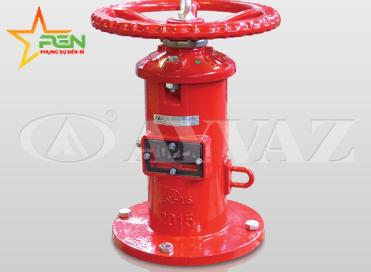 Trụ Điều Khiển Âm Tường A-WPI, Wall Type Post Indicator / Model A-WPI