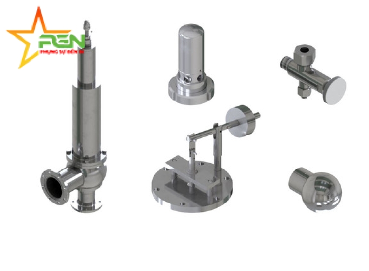 VAN AN TOÀN INOX VI SINH M&S | M&S SAFETY VALVES
