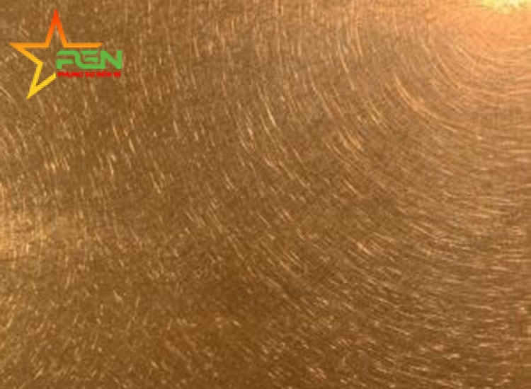 TẤM INOX XƯỚC RỐI MÀU ĐỒNG