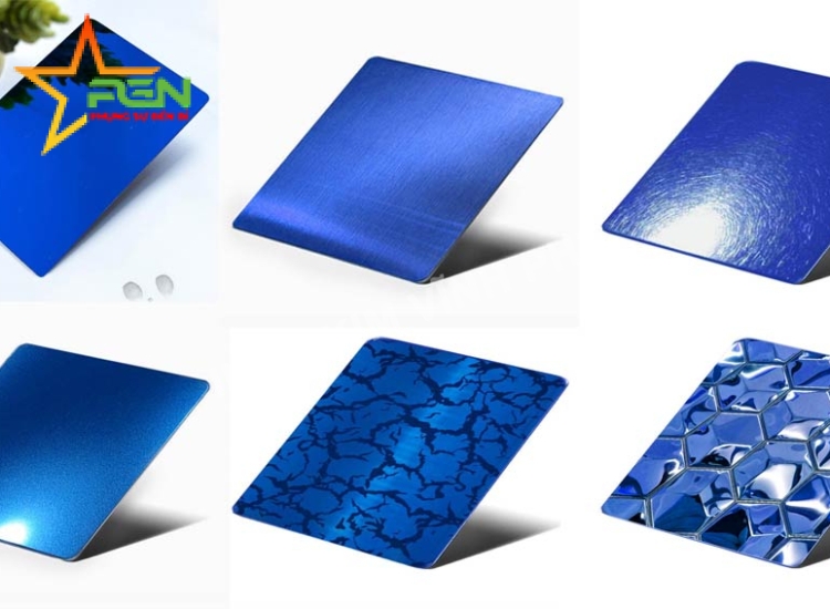 TẤM INOX GƯƠNG MÀU XANH