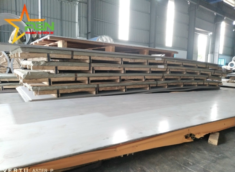 Tấm inox 304  dày 10mm/NO.1