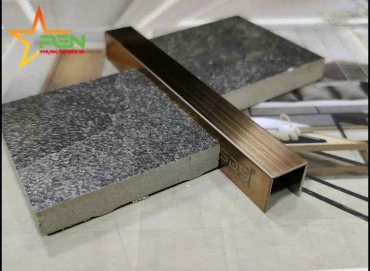  NẸP TRANG TRÍ CHỮ U- INOX MÀU