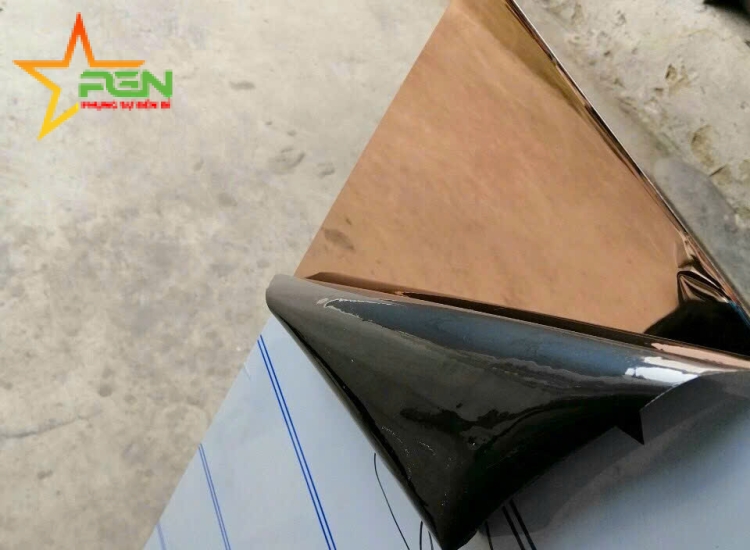 TẤM INOX XƯỚC VÀNG HỒNG