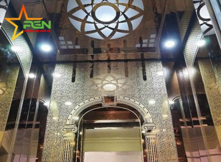 TẤM INOX HOA VĂN CỔNG VÒM