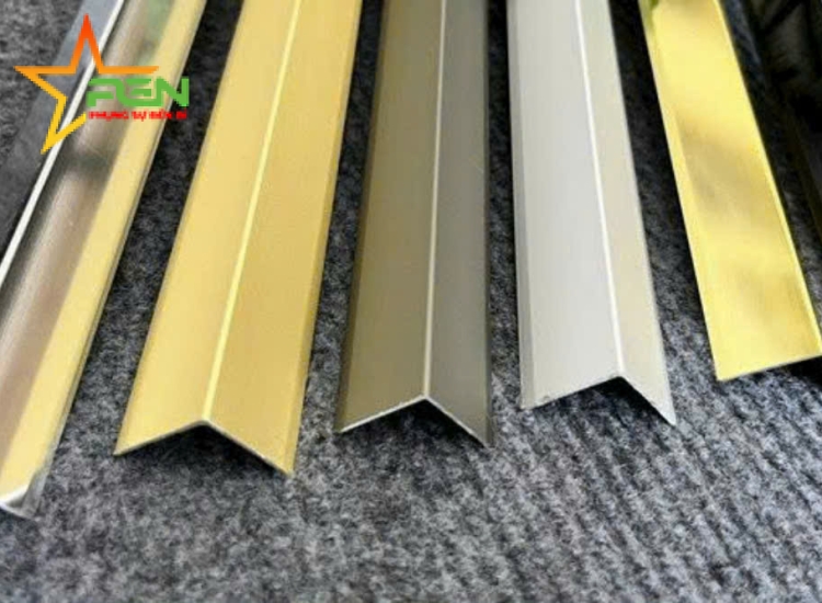 NẸP TRANG TRÍ CHỮ V - INOX MÀU