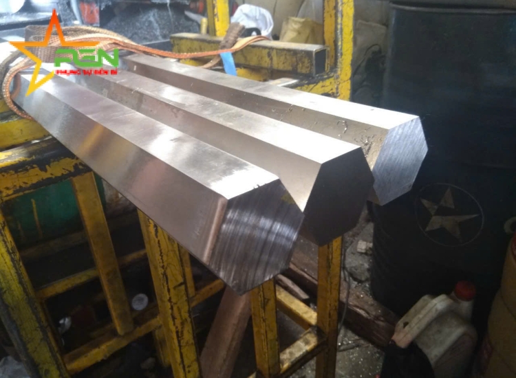 THANH LỤC GIÁC INOX 304|316 PHI 60 |S304|316 Stainless Steel Hexagon Bar | Diameter 60mm