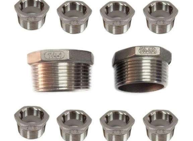 CÀ RÁ REN INOX 304/316 - LƠ THU INOX - NỐI GIẢM REN TRONG REN NGOÀI INOX 304/316