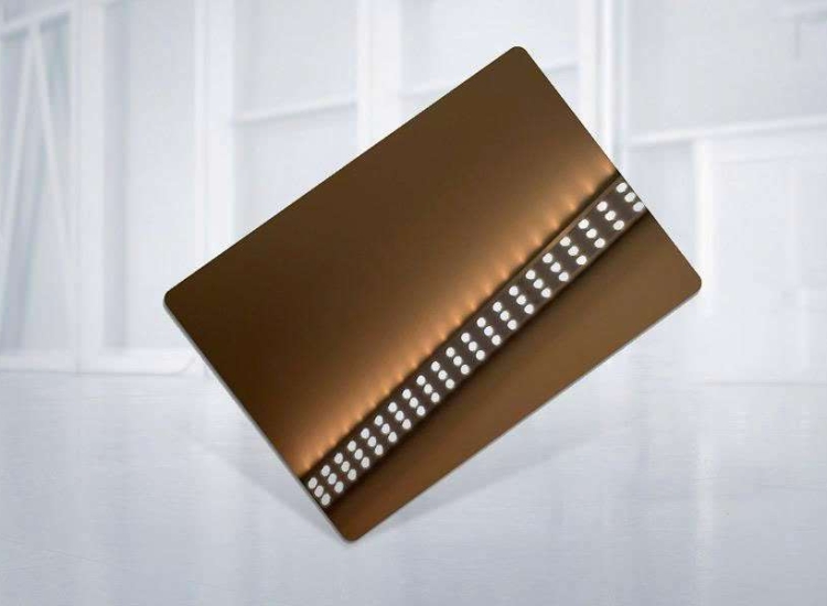 TẤM INOX GƯƠNG BÓNG MÀU VÀNG HỒNG 8K - ROSE GOLD MIRROR