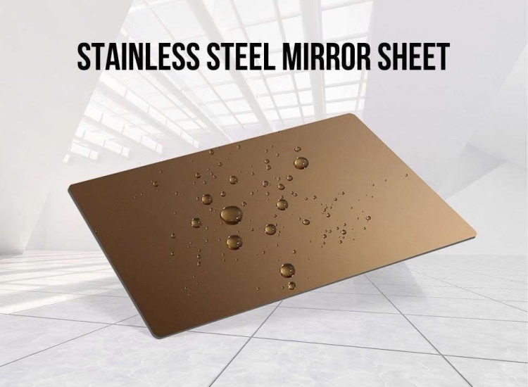 TẤM INOX GƯƠNG BÓNG MÀU VÀNG HỒNG 8K - ROSE GOLD MIRROR